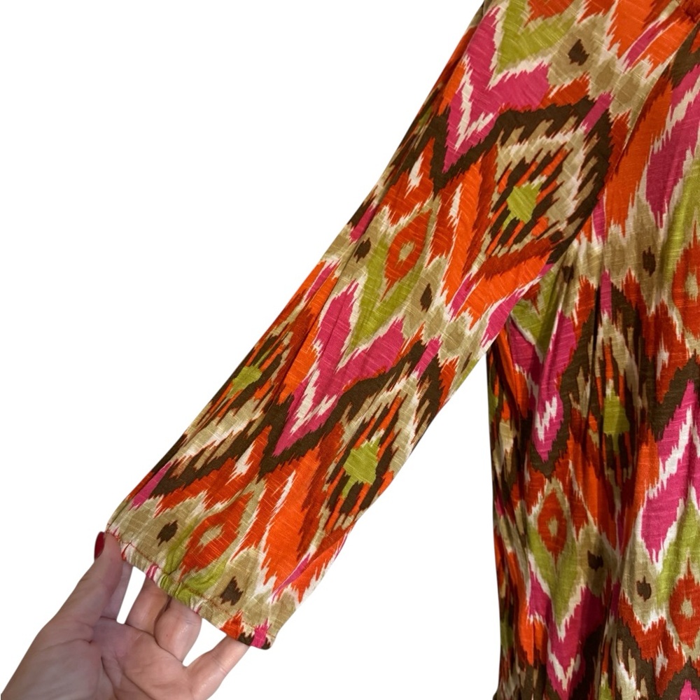 Jones New York Women's Casual Colorful Patterned Top 2X #6 - Picture 3 of 7